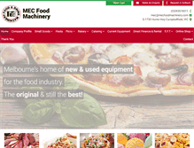 Tablet Screenshot of mecfoodmachinery.com